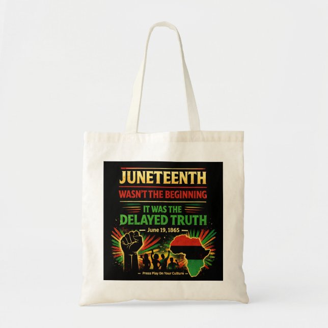 Juneteenth Tote Bag  (Front)