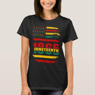 juneteenth us flag ish since 1865 black histo T-Shirt