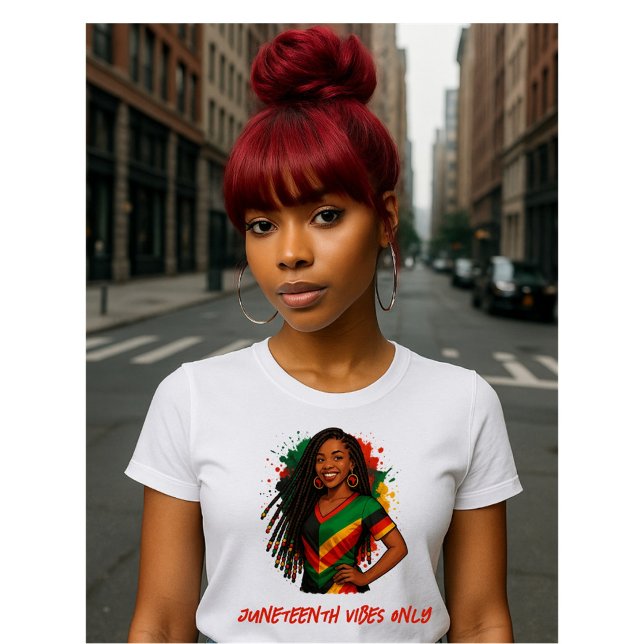 Juneteenth Vibes Only  T-Shirt (Creator Uploaded)