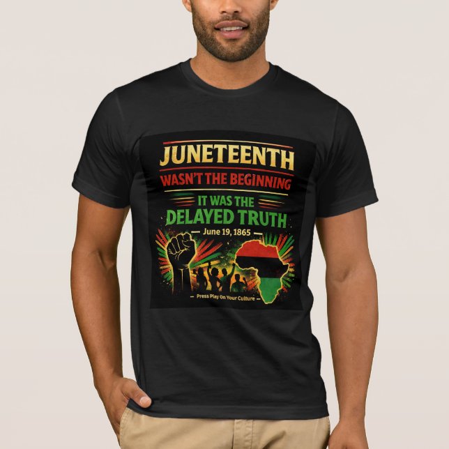 Juneteenth Wasn’t the Beginning Shirt  (Front)