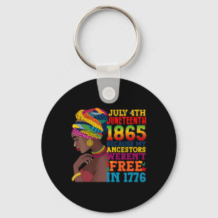 Juneteenth Women Juneteenth Shirts African America Key Ring