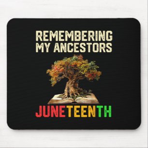 Juneteenth Women Remembering My Ancestors Black Hi Mouse Pad