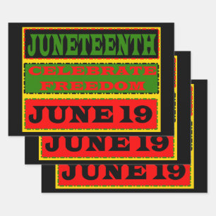Juneteenth Wrapping Paper