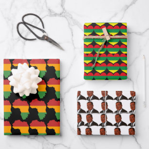 Juneteenth Wrapping Paper Sheet
