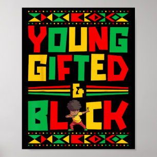 Juneteenth Young Black Boy African American Histor Poster