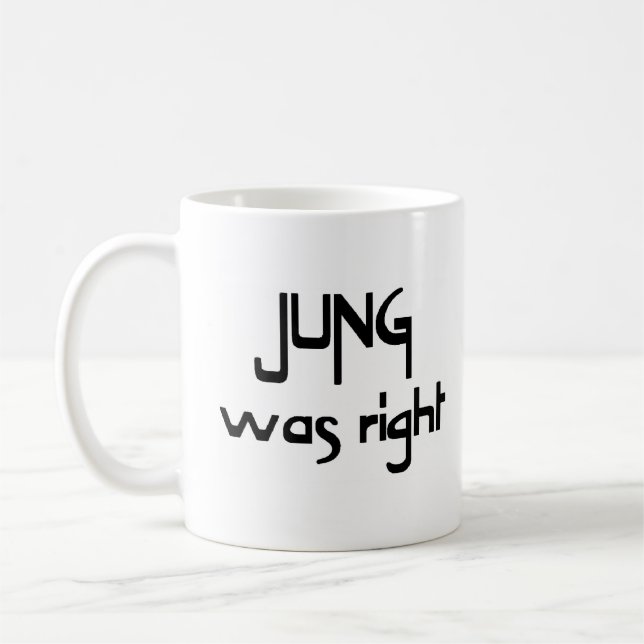 jung was right coffee mug (Left)