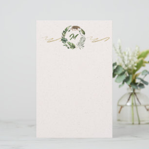 Junge Rumble Monogram Stationery