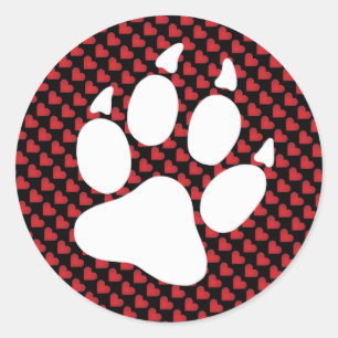 junger träumender Wolf Aufkleber Classic Round Sticker