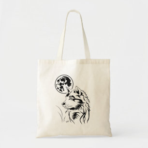 junger träumender Wolf Tote Bag