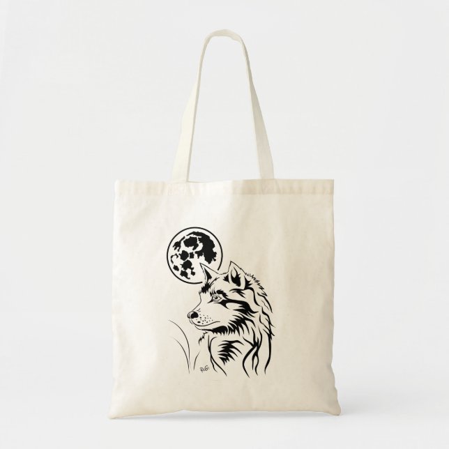 junger träumender Wolf Tote Bag (Front)