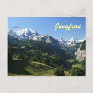 Jungfrau Valley Postcard