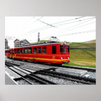 Jungfraubahn train in Switzerland
