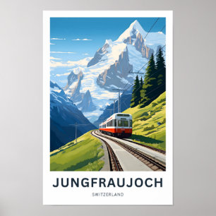 Jungfraujoch Switzerland Travel Print