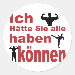 junggesellenabschied / hochzeit classic round sticker