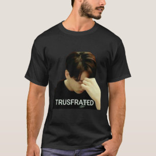 jungkook is so TRUSFRATED!!! Sticker.png T-Shirt