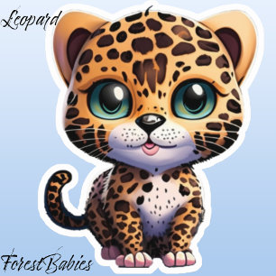 Jungle Animal Kitten Leopard Cub Kitty Cat