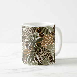 Jungle Animal Print Coffee Mug