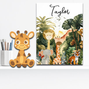 Jungle Animals Exotic Safari Dream Poster