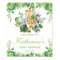 Jungle Animals Greenery Boy Baby Shower Welcome 