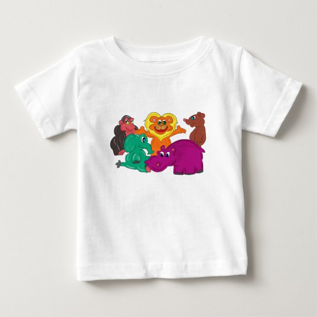 Jungle Animals Infant shirt (Front)