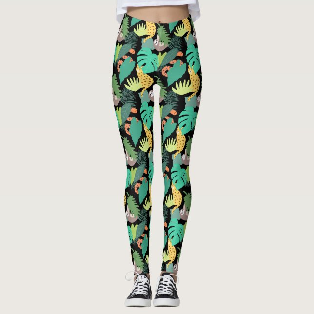 Jungle animals leggings (Front)