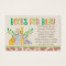 Jungle Animals Safari Baby Shower Book Request