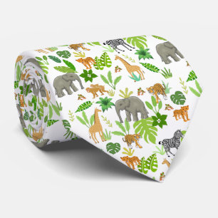 Jungle Animals Tie