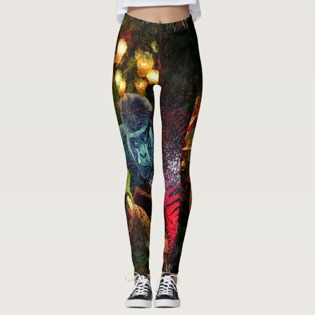Jungle Ape Leggings (Front)