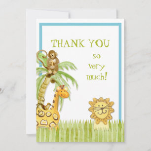 Jungle Babies, Boy Thank You Notes