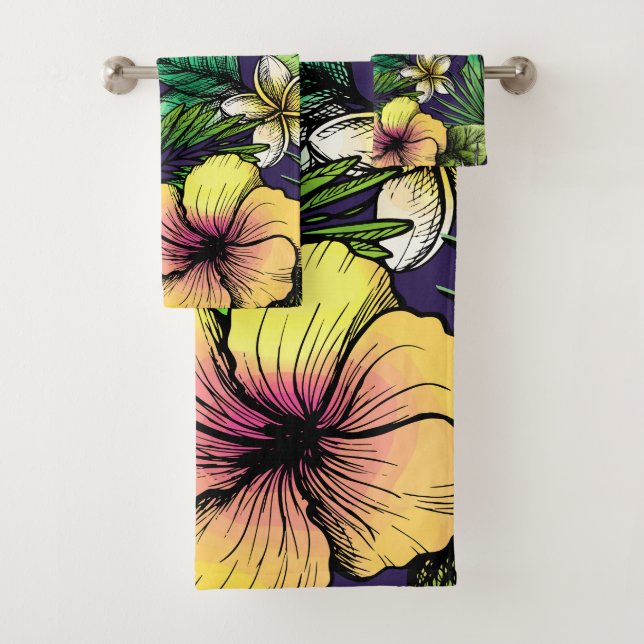 Jungle Bath Towel Set (Insitu)