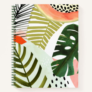 Jungle Beat Tropical Greenery Notebook