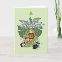 Jungle Bells Christmas Card
