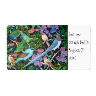 Jungle Birds of Asia Label