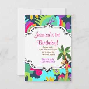 Jungle Birthday Invitation