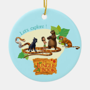 Jungle Book Group Shot 4 Ceramic Ornament
