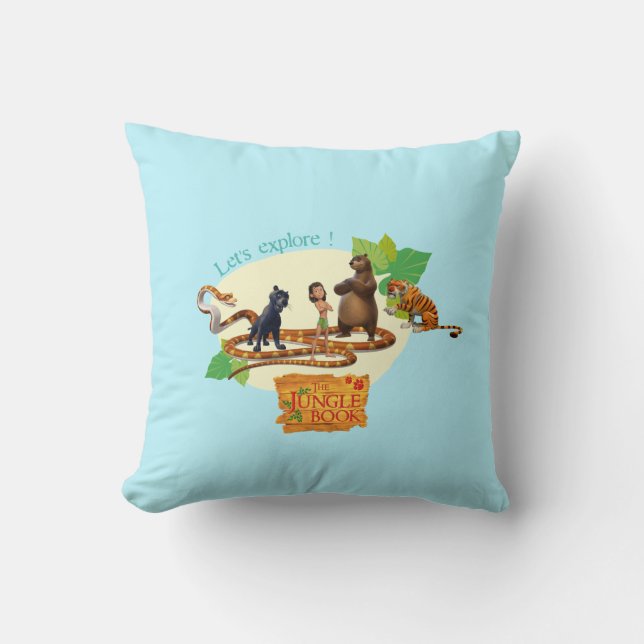 Jungle Book Group Shot 4 Cushion (Front)