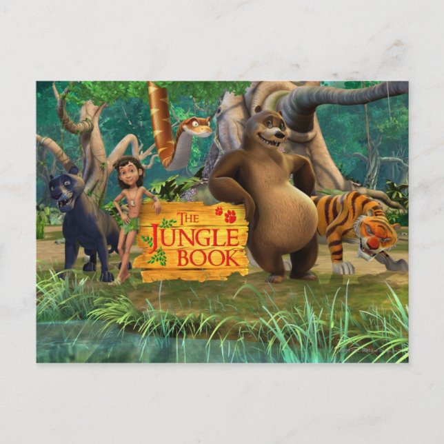 Jungle Book Group Shot 5 Postcard (Front)
