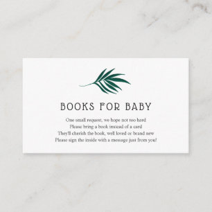 Jungle Books for Baby insert card