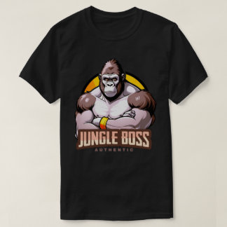 Jungle Boss - Funny gorilla graphic - Gorilla  T-Shirt