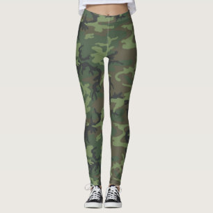 Jungle camouflage leggings