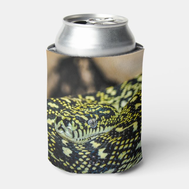 Jungle Carpet Python Can Cooler (Can Front)