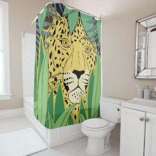 Jungle Cat #4 Shower Curtain
