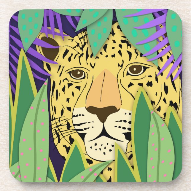Jungle Cat Coaster (Front)
