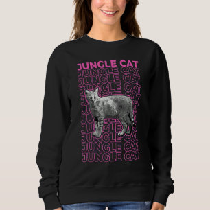 Jungle Cat Pastel Aesthetic Sweatshirt