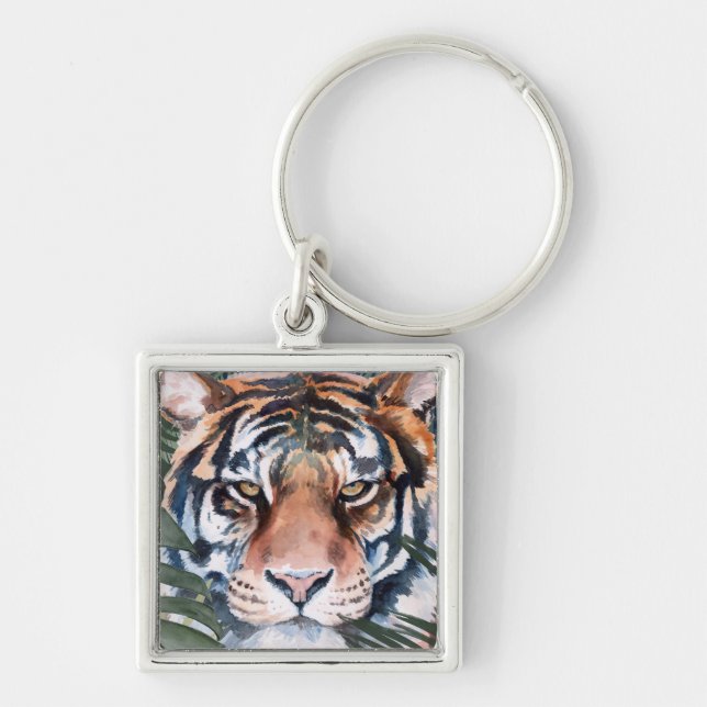 Jungle Cat - Tiger Key Ring (Front)