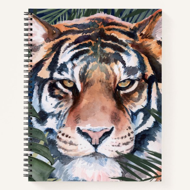 Jungle Cat - Tiger Notebook (Front)