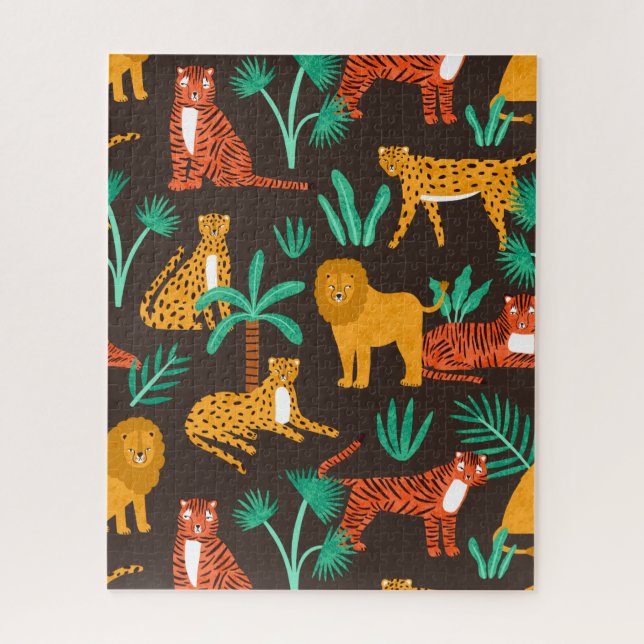 Jungle Cats Jigsaw Puzzle (Vertical)