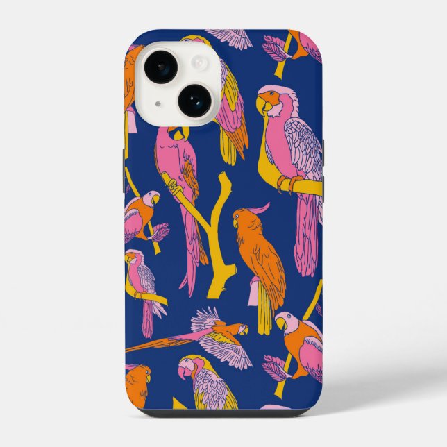 Jungle Chatter iPhone Case (Back)