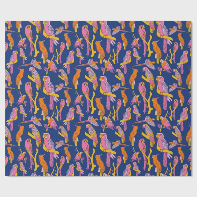 Jungle Chatter Wrapping Paper (Flat)