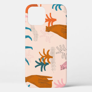 Jungle Cheetah: Funky Tropical Pattern. iPhone 12 Case